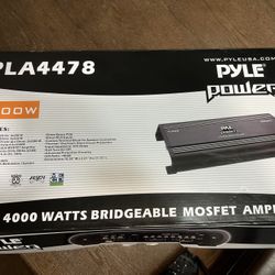 4 Ch 4000 Watts Bridgeable MOSFET Amplifier 