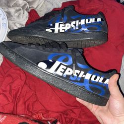 Suede Classic x Pepsi , Puma Black/Silver 
