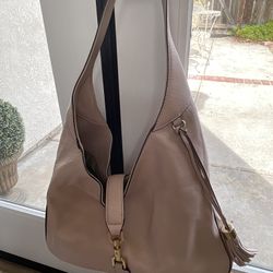Hobo Style Purse Leather 