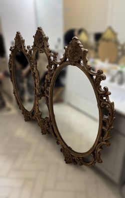 Vintage Triple Mirror