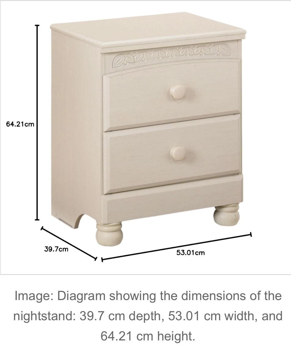 Bedroom set: Desk, Night Stand, Dresser + Vanity