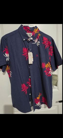 Original Penguin Floral Short Sleeve Button Down Shirt