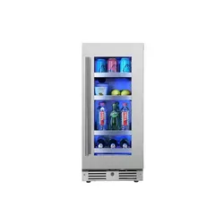 Landmark 15" L3015UI1BSG-LH 15" Beverage Refrigerator — Stainless Steel — BRAND NEW