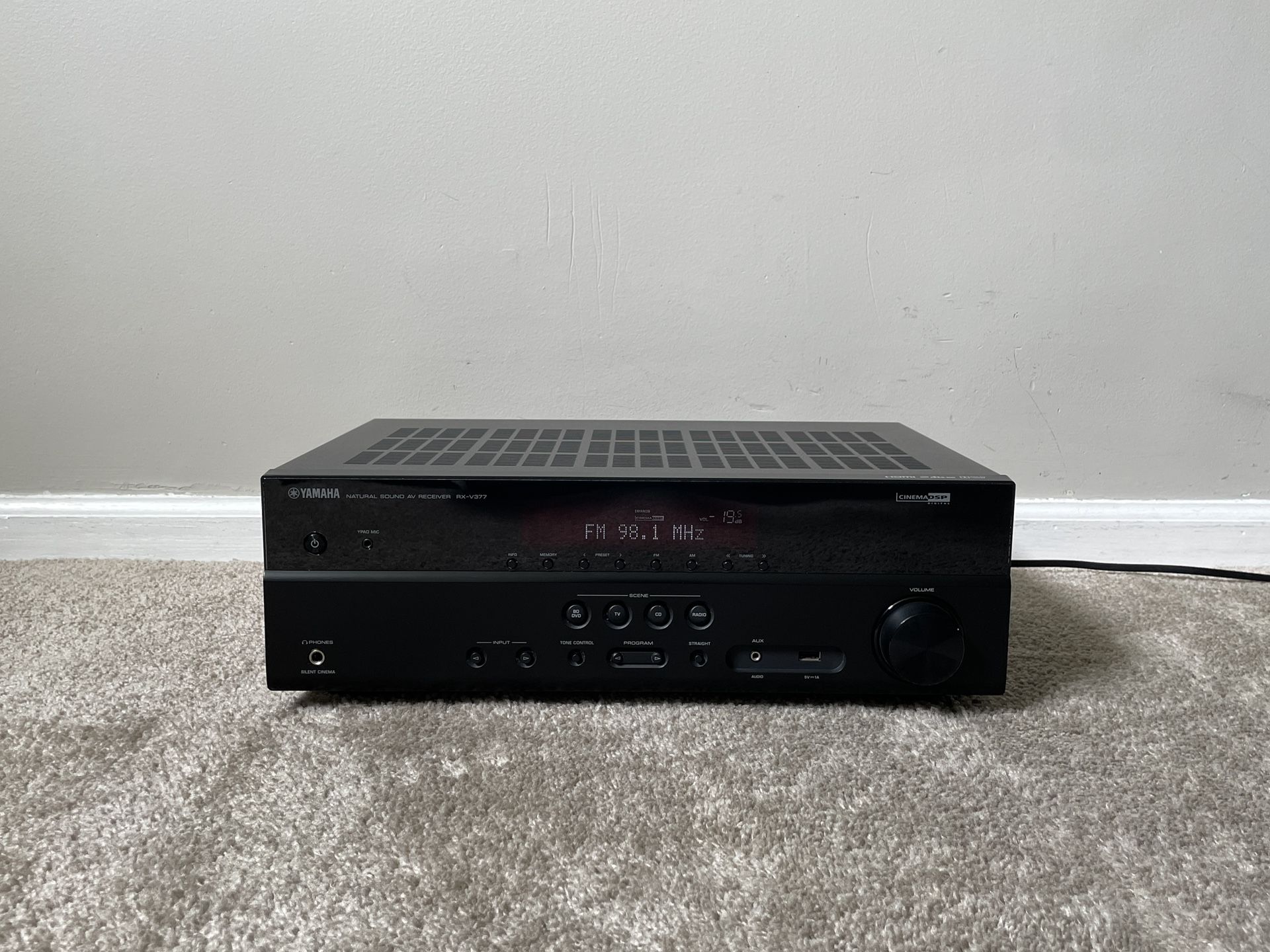 Yamaha RX-V377 5.1 HDMI Home Theater Surround Receiver