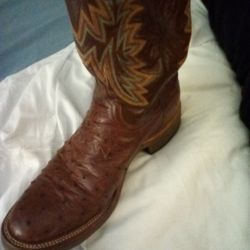 Lucchese Ostrich Hide Size 10 D