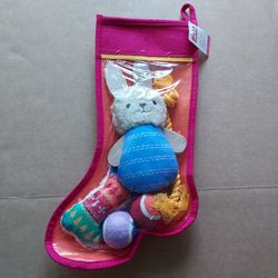 Dog Stocking With Toys 