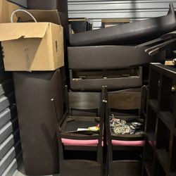 Restaurant Booths + Chairs + Reception Desk Bundle (Great Deal)