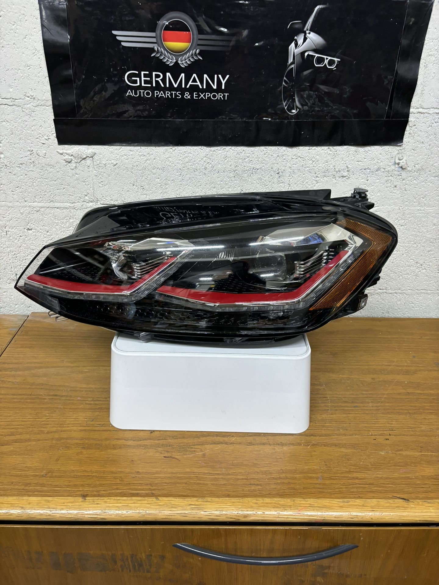 2018 2019 2020 VOLKSWAGEN GOLF GTI MK7 FULL LED LEFT DRIVER HEADLIGHT OEM MINT!