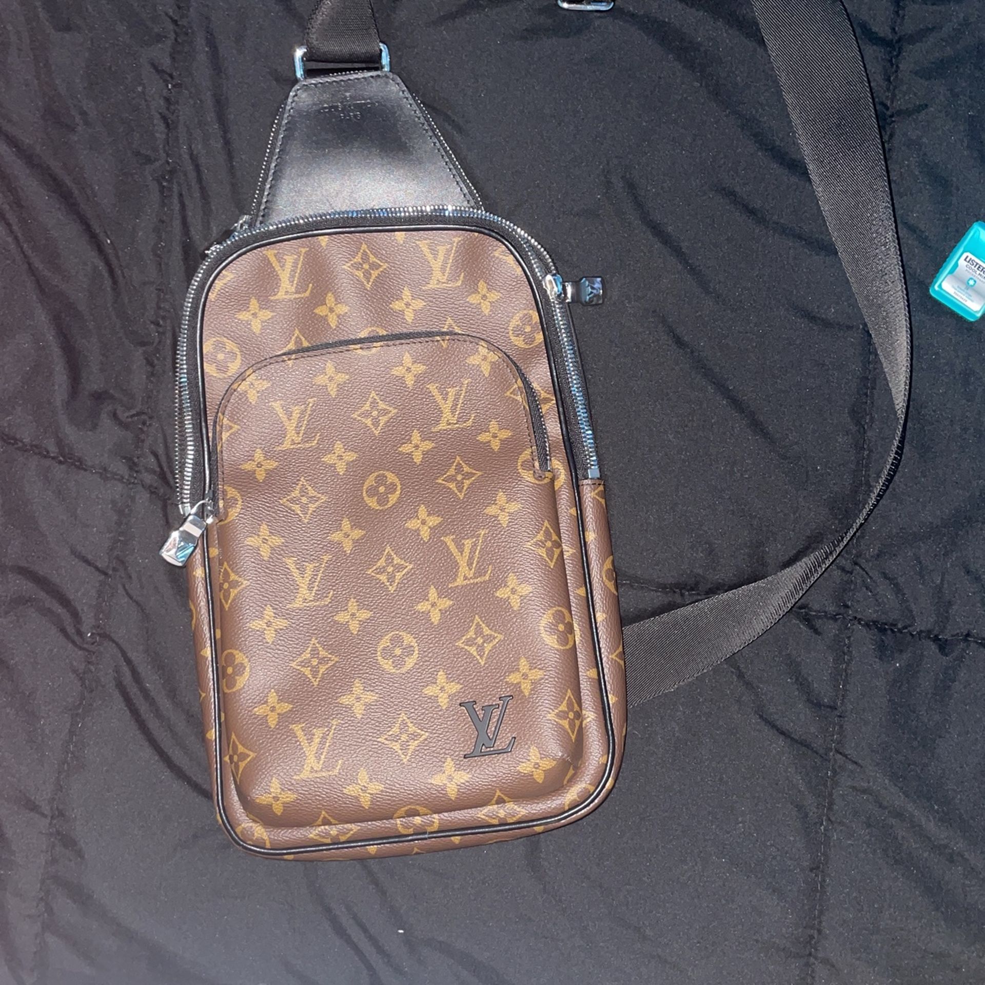 Louie Vutton Sling Bag Brown