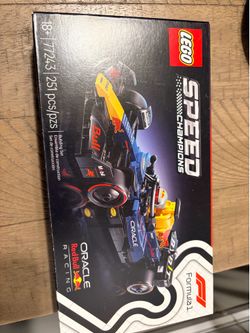 Brand new, unopened, and factory-sealed LEGO Speed Champions Oracle Red Bull Racing RB20 F1 Race Car (Set 77243)