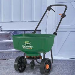 Scotts Turf Builder EdgeGuard DLX Push Broadcast Spreader