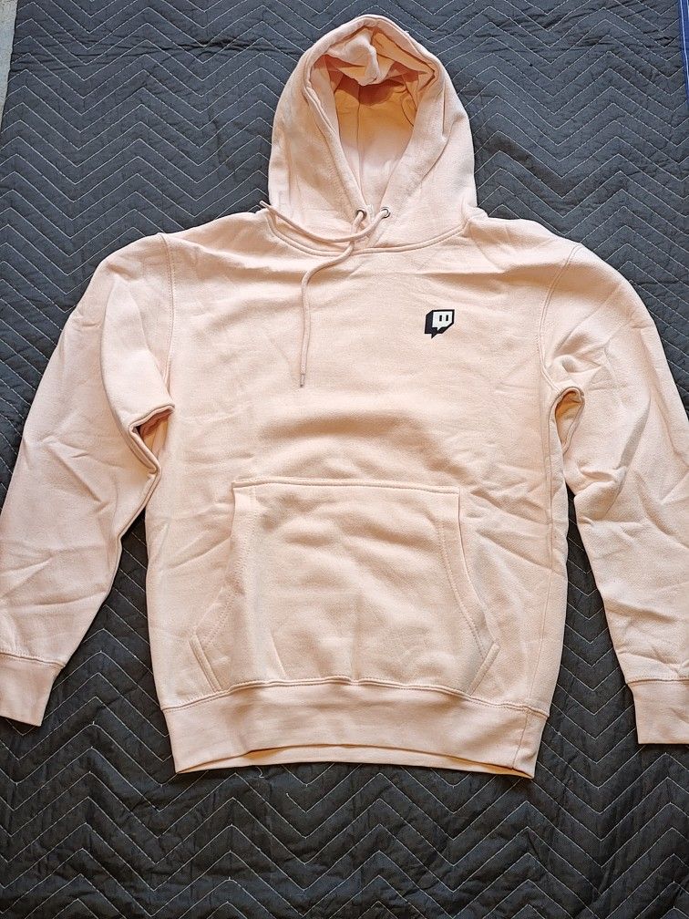 pink hoodie size Small new