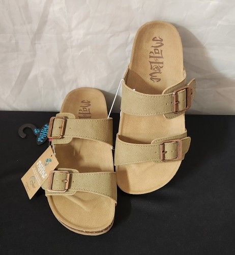 Women's Mad Love Keava Footbed Sandals - Taupe