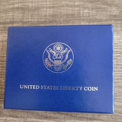 LIBERTY 1986-S PROOF HALF DOLLAR 100TH BIRTHDAY
