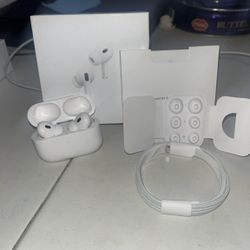 Apple AirPods Pro 2 White With USB-C, Noise Cancellation (NEW)
