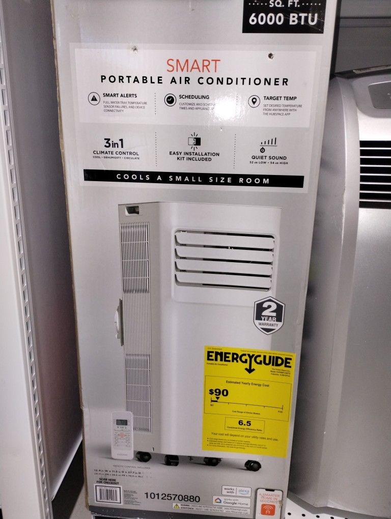 ❄️ SMART Portable Air Conditioner – 6000 BTU – Casi nuevo 🔥