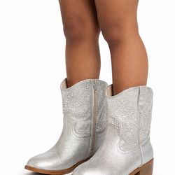 Rhinestone Cowboy Boots Girls | Size 1