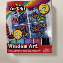WINDOW ART. CRA-Z-ART. NOT OPENED. 4+