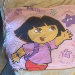Vintage Dora The Explora Pillow Case 