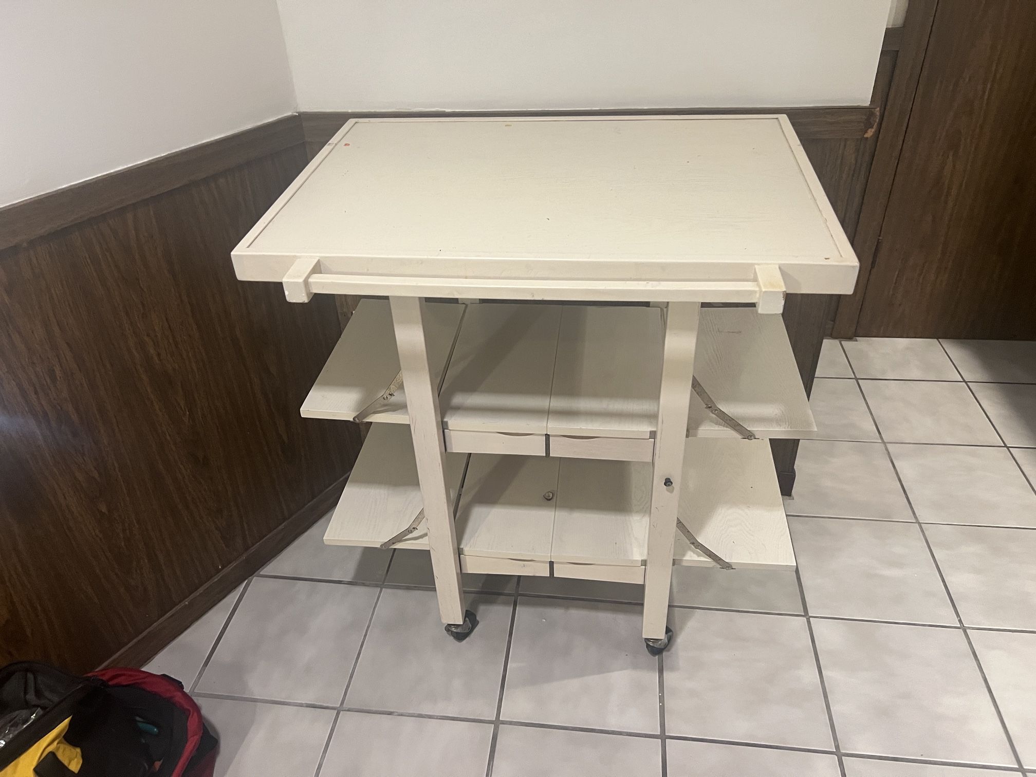 Portable Folding Island Table