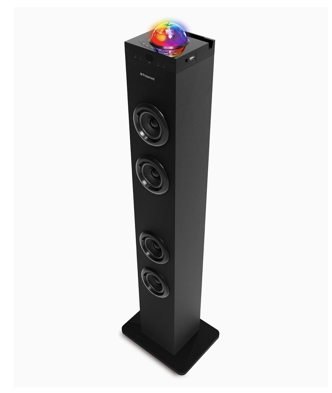 Polaroid Disco Ball Bluetooth Tower Speaker; 40" w/ FM Radio