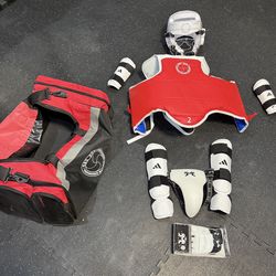 Brand New Youth Taekwondo Gear Set – Full Sparring Kit (Age 10)