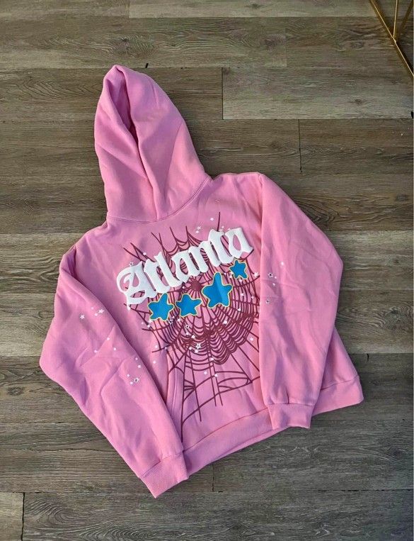 Pink Atlanta Sp5der Hoodie