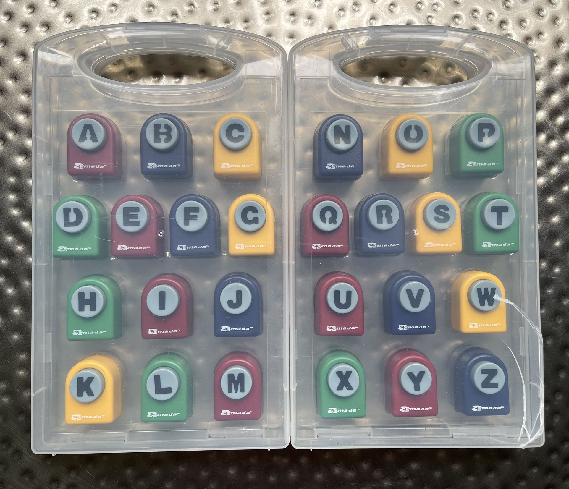 Alphabet Paper Punch Set-with Cases