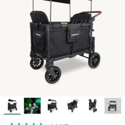 Wonderfold W4 Luxe Quad Stroller Wagon