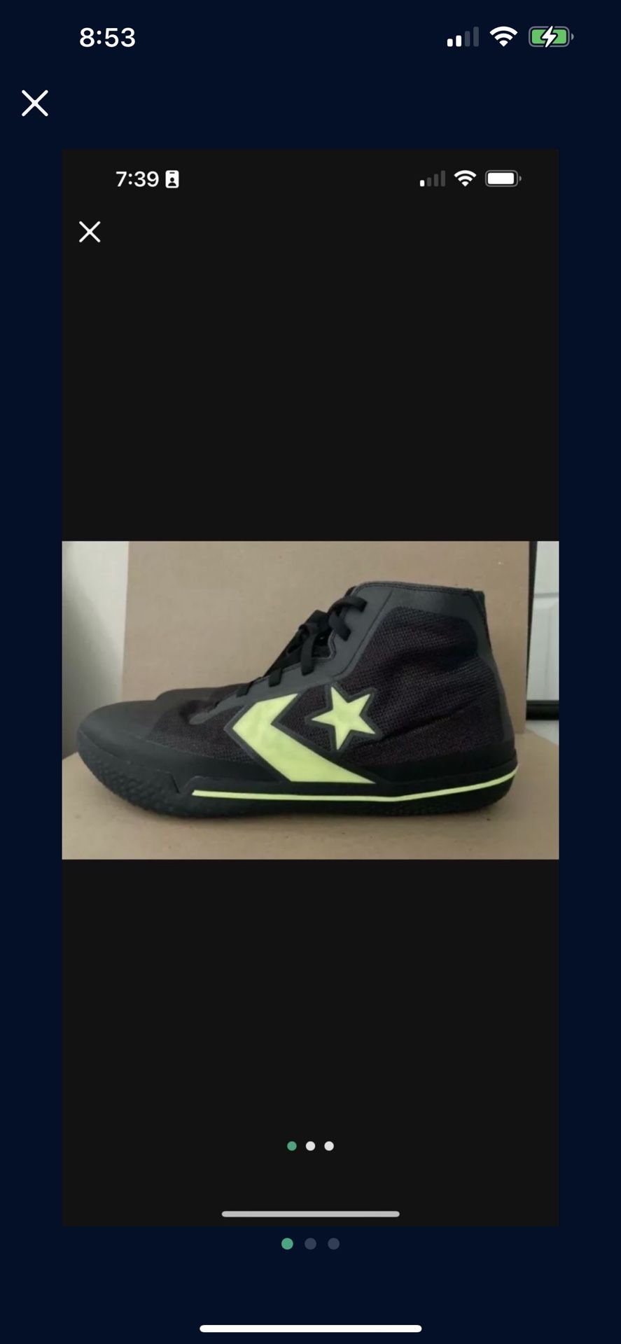 Converse All Star Pro BB Hyperbright Basketball Shoes Mens Size 14 Black 165542C