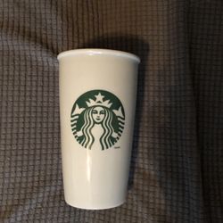 New Ceramic Star Bucks Travel Cup With Lid 