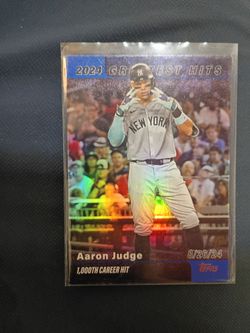 2025 Topps "2024 Greatest Hits" Aaron Judge Blue Foil 22/150 (#GH-16