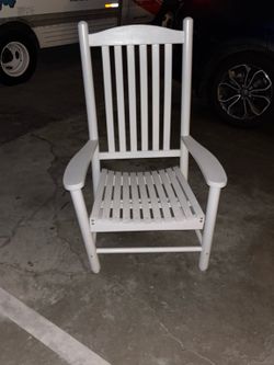 White Outdoor Patio / Porch Armchair