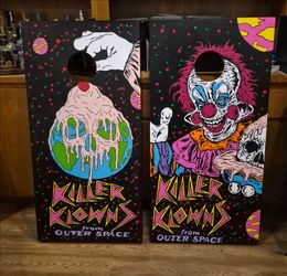 Killer Klowns From Outer Space Kornhole