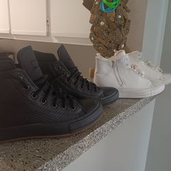Black And White Converse 