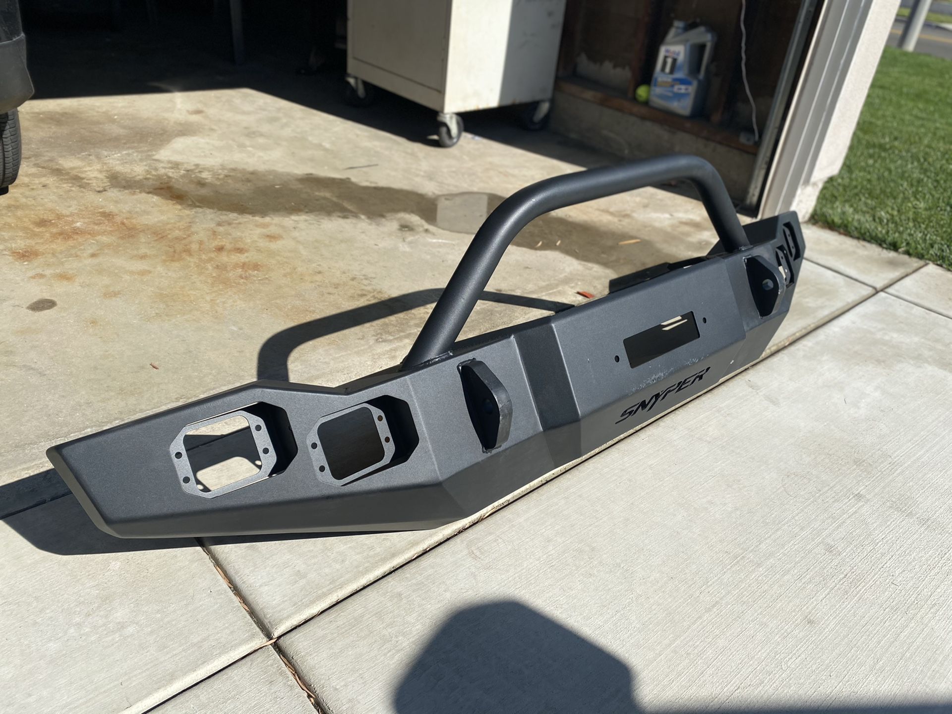 westin jeep jk front winch bumper