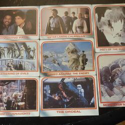 Original 1980 Empire Strikes Back Star Wars Trading Card lot