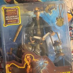 VINTAGE Milo Thatch Atlantis Lost Empire Disney Mattel Action Figure  New 1999