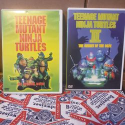 Teenage Mutant Ninja Turtles 1 and 2 DVD