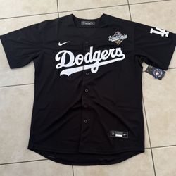 Los Angeles Dodgers World Series Jersey (Black Edition) Size Large 