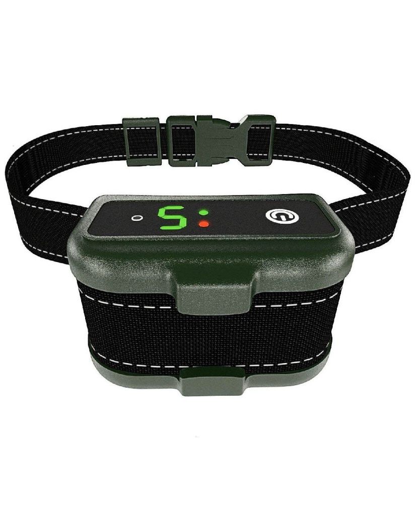 UPGRADED Q6 Rechargeable Bark Collar - Smart Barking Detection Module w/Triple Stop Anti-False Modes: Beep/Vibration/Shock for Small, Medium, Large D