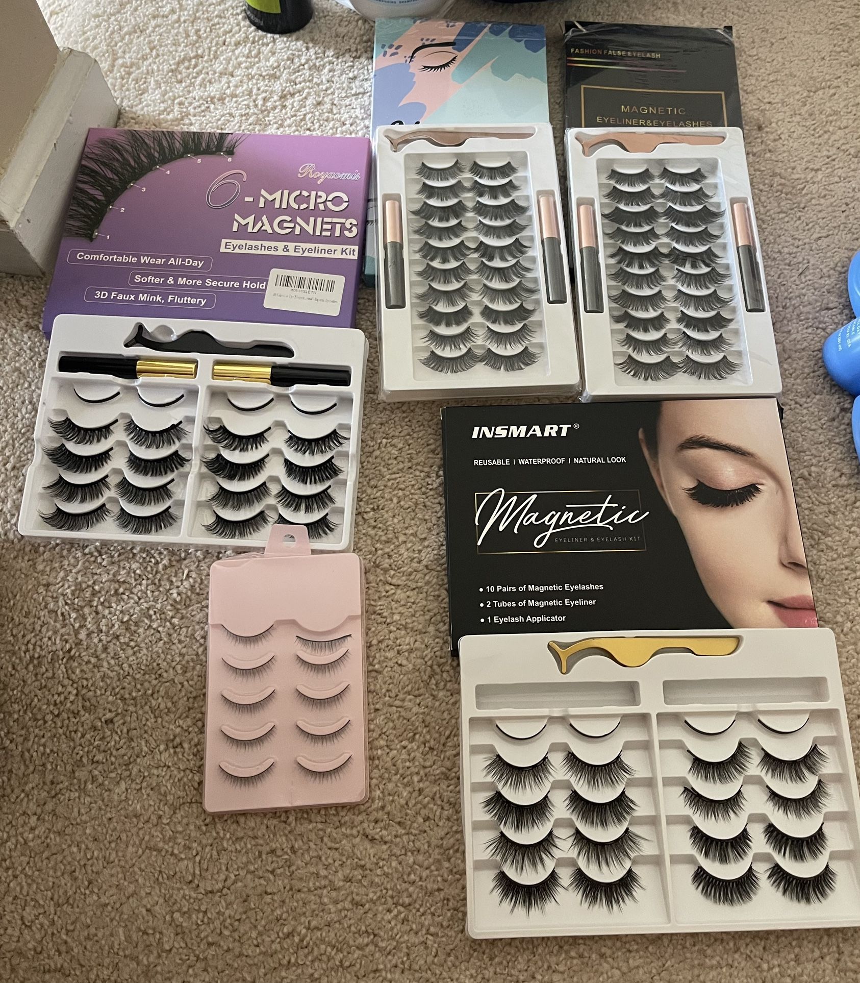 New 5 Box Sets Of Magnetic Lashes
