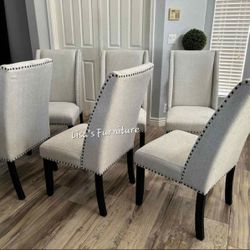 (New) Beautiful Tufted Dining Chairs..(Check Out My Profile) $750