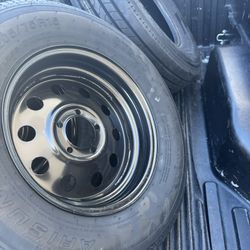 4 Trailer Rims And Tires 205x75-15 $460 