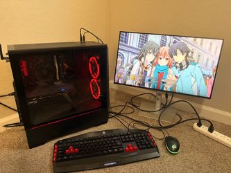 CyberPowerPC Gaming Desktop with Monitor and Peripherals