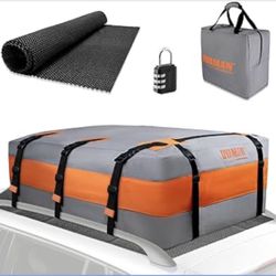 Car Rooftop Cargo Carrier Bag – 20 Cubic Feet Waterproof Heavy Duty 