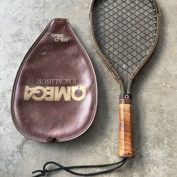 Vintage Omega Excalibur “Mad Raq” Tennis Racket w/ Case 🎾
