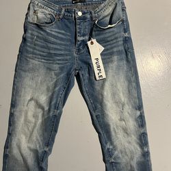 Purple Jeans Size 34