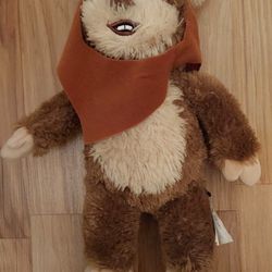 Build A Bear Star Wars Ewok Plush Retired Stuffed Animal 12 Inches