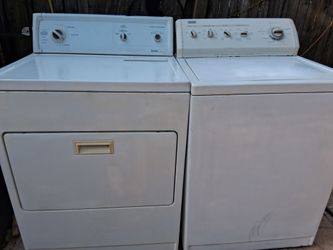 Kenmore 80 Series Super Capacity Washer and Dryer Set